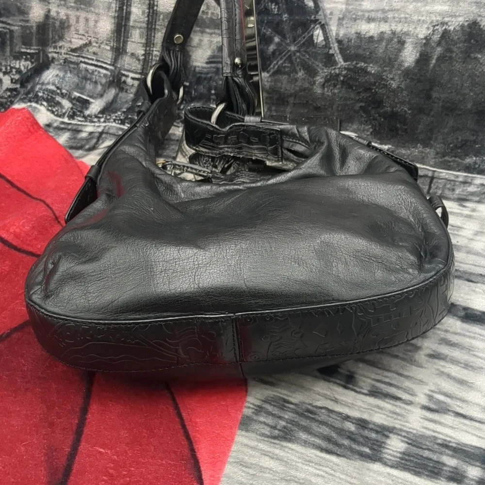 VIA Spiga Black Leather Bag